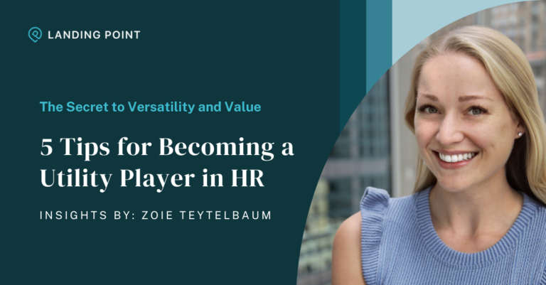 How to become a utility player in HR