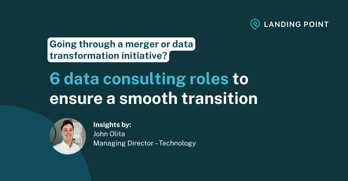 6 data consulting roles for M&A