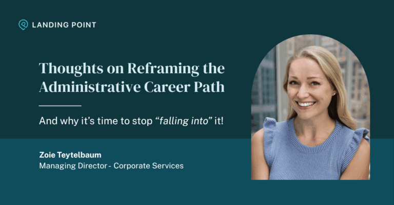 Reframing the administrative career path