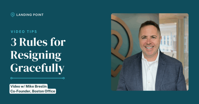 Mike Breslin - 3 rules for resigning