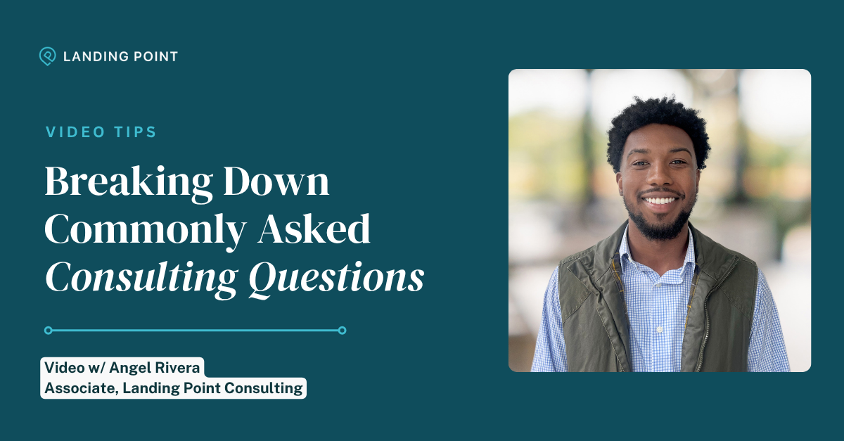 Angel Rivera - consulting questions