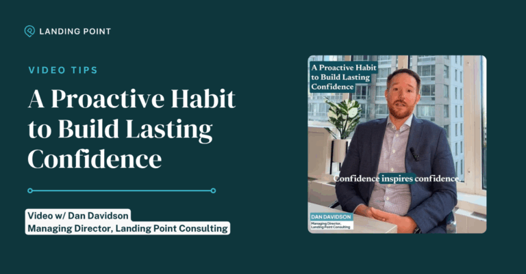 Dan Davidson - a proactive habit to build confidence