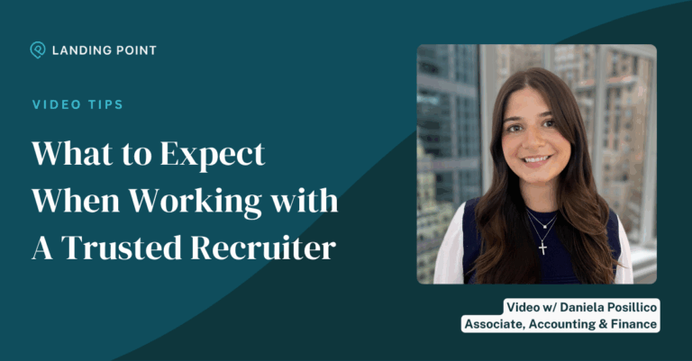 Daniela Posillico - what to expect when working with a trusted recruiter