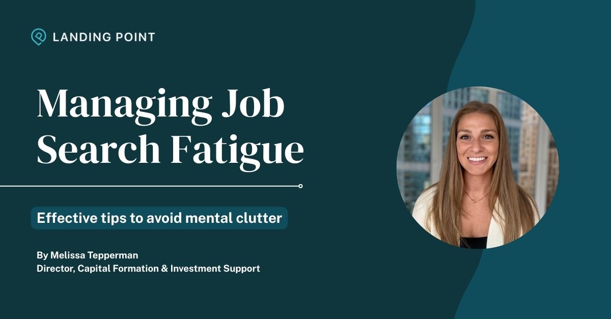 Melissa Tepperman - Managing Job Search Fatigue