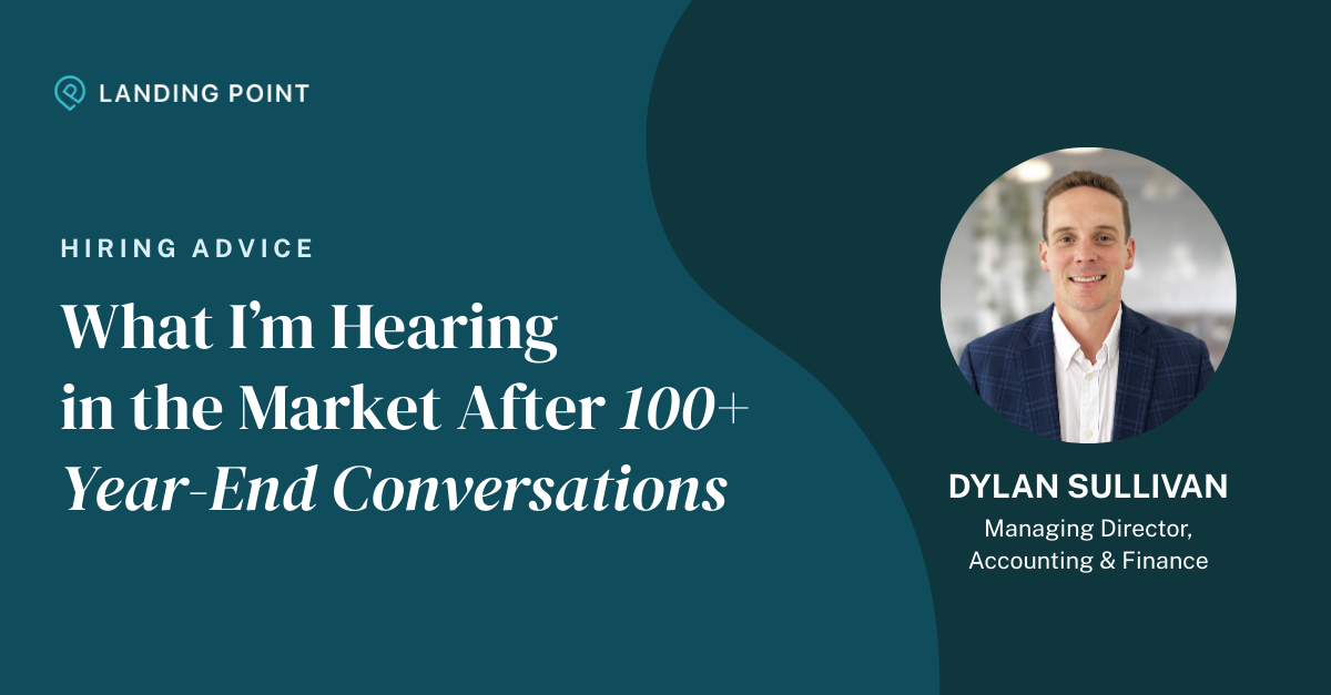 What I’m Hearing in the Market After 100+ Year-End Conversations