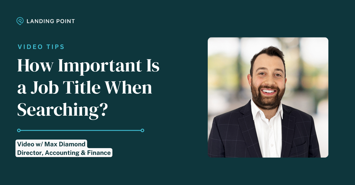 How Important Is a Job Title When Searching