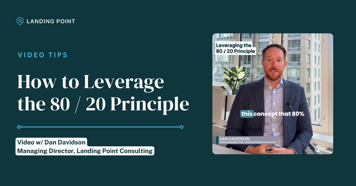 Dan Davidson - 80/20 Principle