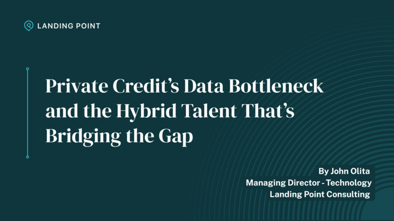 Private Credit's Real Bottleneck