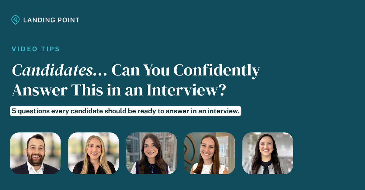 Candidates… Can You Confidently Answer This in an Interview