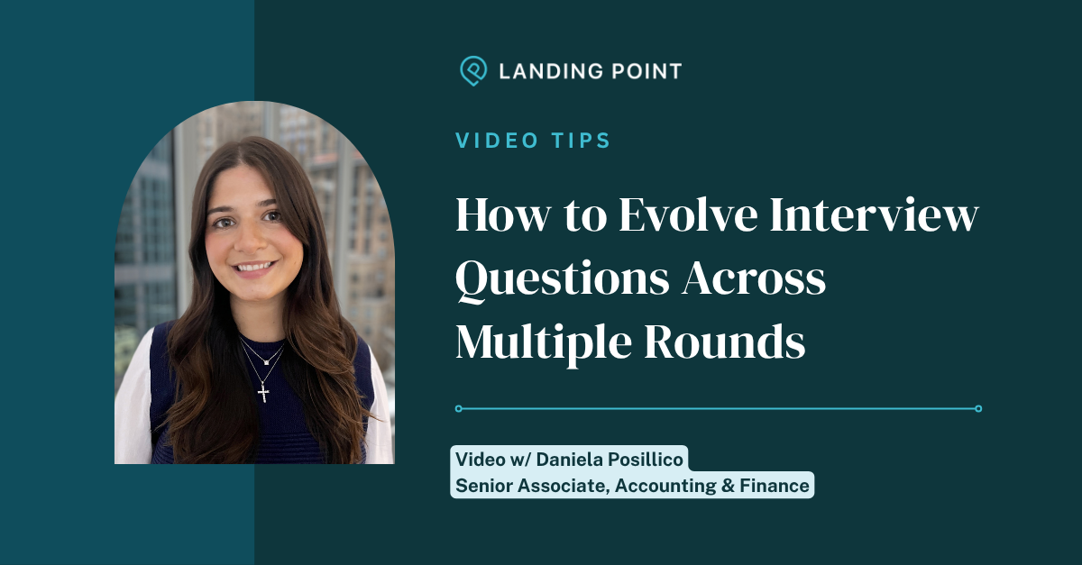 How to Evolve Interview Questions Across Multiple Rounds