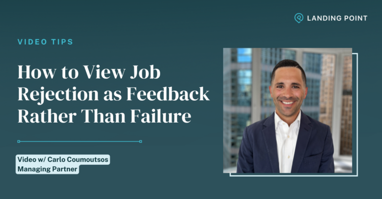 How to View Job Rejection as Feedback Rather Than Failure