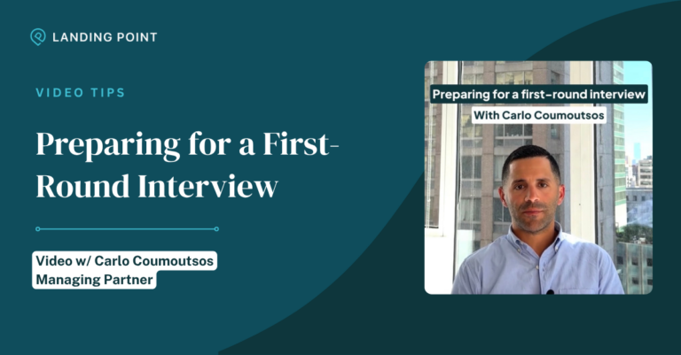 Preparing for a First-Round Interview