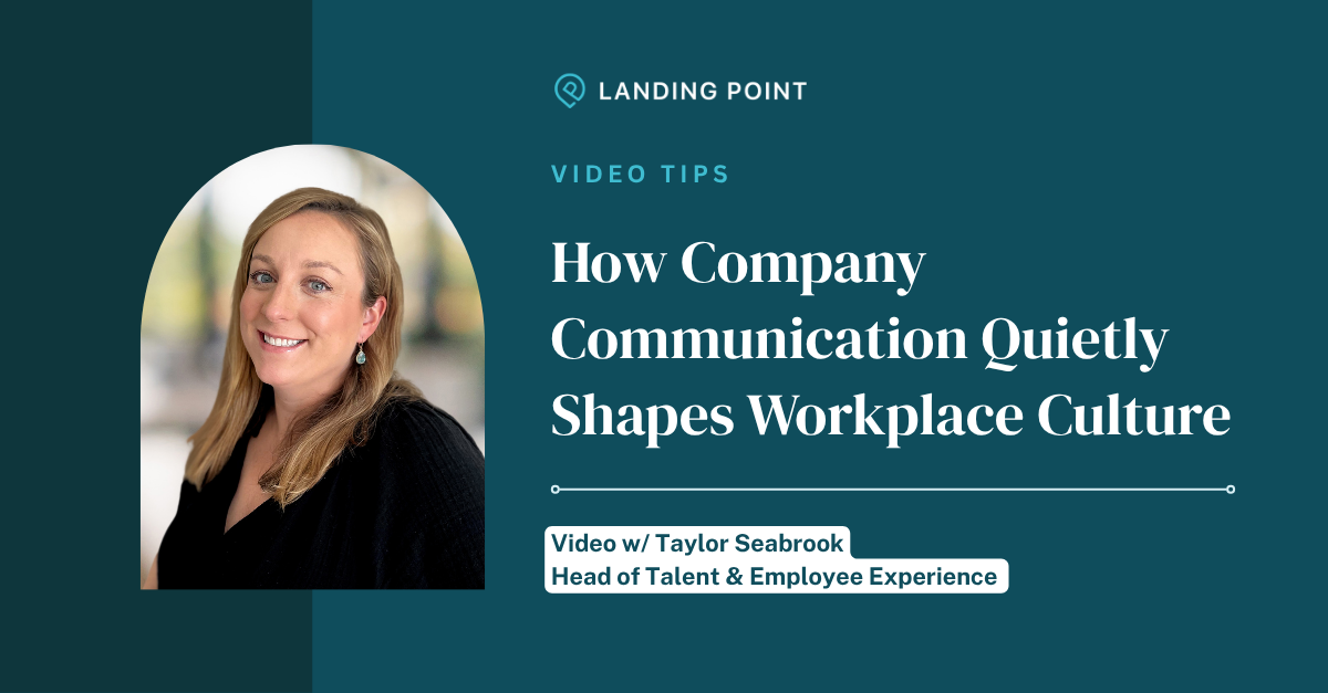 Company Communication Quietly Shapes Workplace Culture