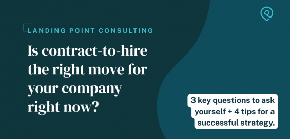 Contract to hire strategy