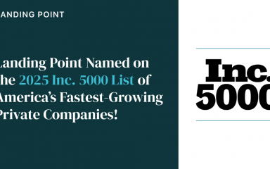 Landing Point named on the Inc 5000 list